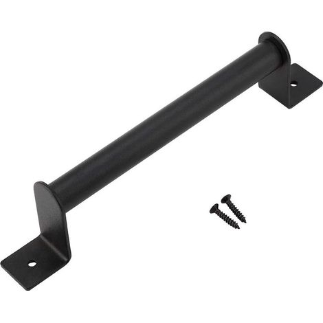 Poignée de porte coulissante en acier au carbone noir antique avec grande fermeture éclair pour hôtel, cuisine, chambre, bureau, salle de bain et WC (OS-022 Poignée coulissante noire)