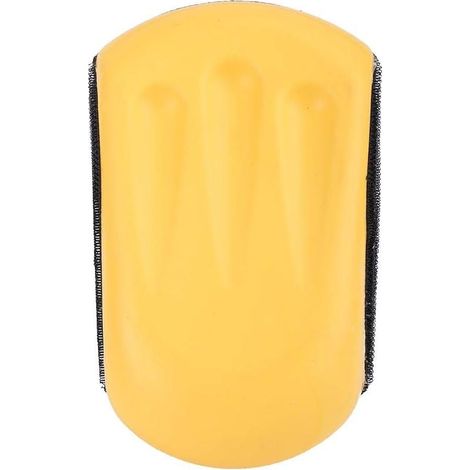 Bloc ponçage manuel 125mm – crochet & boucle – tampon polissage – disque meulage (1/5)