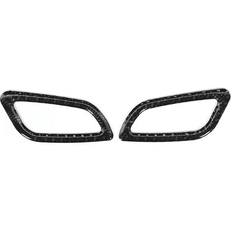 Ensemble de 2 pièces de cache-aérateurs de tableau de bord en fibre de carbone véritable (souple) pour Buick Regal 2017-2020 (1/5)