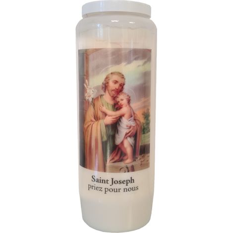 Bougie Saint Joseph neuvaine (1/2)
