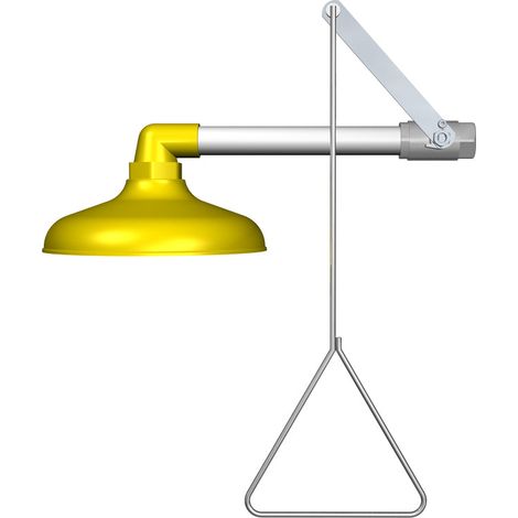 MEDICLINICS KN1643PFC20 KRUSMAN Ducha de Emergencia Mural con Cabezal de ABS - ref: KN1643PFC20 (1/2)