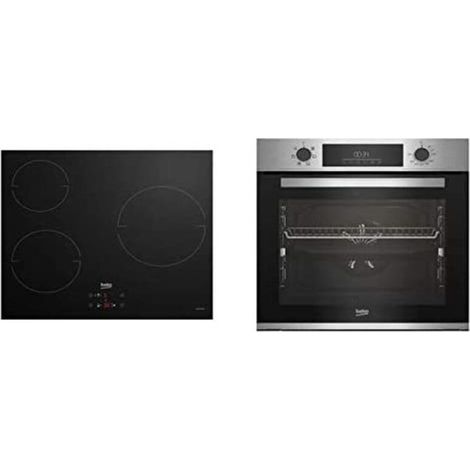 Beko BBSE12340XD Einbau-Backofen schwarz Edelstahl