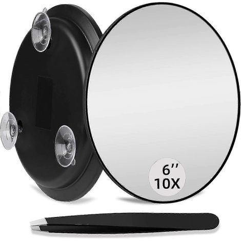 Miroir Amplify avec 3 ventouses et pince à épiler pour maquillage (1/5)