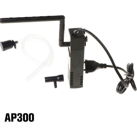 Pompe de filtration d'eau silencieuse pour aquarium avec ventouses, idéale pour les reptiles et les aquariums. - AquaForge