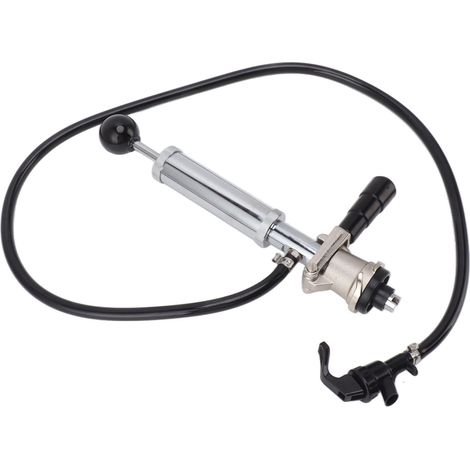 Pompe à bière pour fût de 10 cm (4 pouces) en acier inoxydable, kit de robinet manuel pour pique-nique, bars, restaurants et mariages. (1/5)