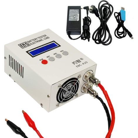 Batterientester EBC-A20 Lithium/Blei-Säure Batterie Kapazitätstester Batterietestgerät Elektronische Last Batterie Tester Batterie Capacity Tester Multifuction (1/5)