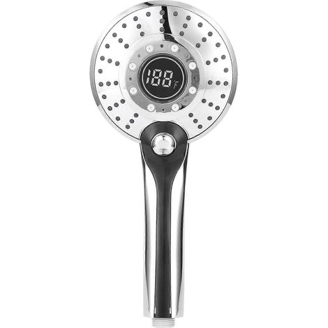 Pommeau de douche G1/2 avec éclairage LED 3 couleurs, douchette à main, accessoire de salle de bain (1/5)