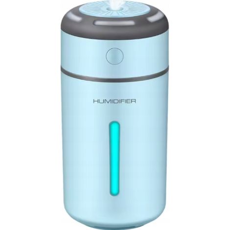 Wiederaufladbarer USB-Luftbefeuchter, Duftöl-Diffusor, Blau (1/3)