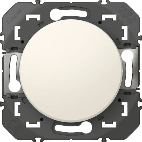 Legrand – Poussoir Dooxie blanc – Double interrupteur étanche composable – Fixation à vis – Pour chantiers humides – Installation rapide sans outil