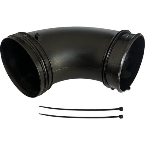 Tuyau de direction pour ventilateur BR800X - Tuyau coudé de rechange pour BR800C BR800 4283 700 6900 - Accessoire en plastique avec boucles fixes - Noir - Facile à installer (1/5)
