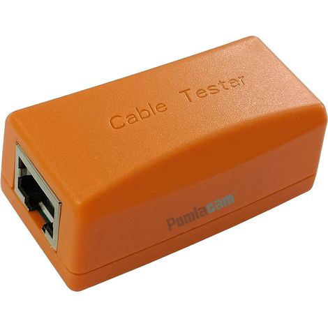 Boîte de test de câble réseau Testeur CCTV câble réseau à connecteur de ligne CCTV testeur de câble réseau détection d'accessoires Connecteur de câble réseau RJ45 point mort (1/5)