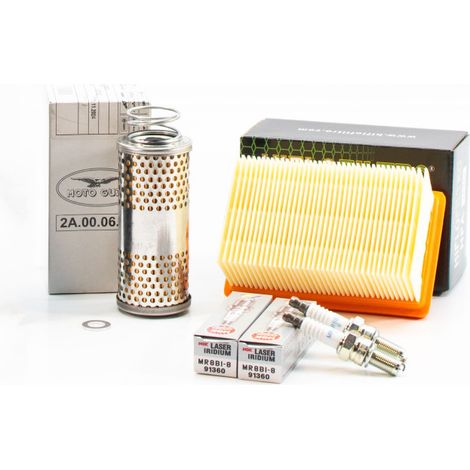 Kit Révision Filtres Bougies pour MOTO GUZZI V7 850 de 2021 à 2024 - Sans Huile