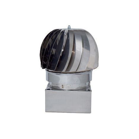 C FUMAIOLO GIREVOLE INOX QUADRO 40X40CM