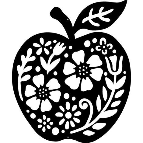 Z84 APPLE Anhänger, durchbrochene Herbstdekoration, 16x20