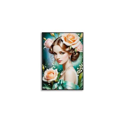 FANTASY LACQUERED CANVAS WITH FRAME -B- CM 72X4X102 (1/5)