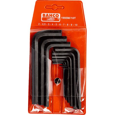Set chiavi a brugola borsa 10 pezzi