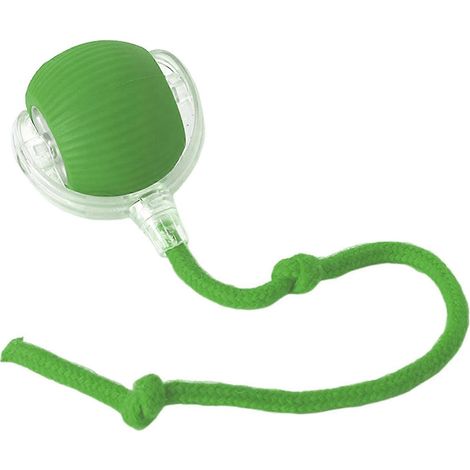 Balle roulante pour chat avec évitement automatique d'obstacles - Accessoire pour animaux de compagnie vert (1/5)