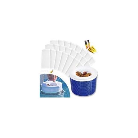 Ecleanfy Pool-Skimmer-Socken, 26 Stück Poolfilter-Socken, Pool-Skimmerfilter, Skimmer-Socken, Skimmer-Vorfilter, Poolfilter-Socke, Pool-Skimmer-Socken (1/5)