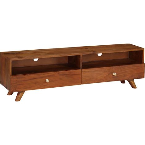 Maison Exclusive - TV-Schrank Altholz Massiv 140x30x40 cm (1/5)