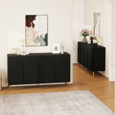 Madia mobile contenitore con ripiani regolabili OKMYHOME (1/5)