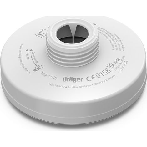 Dräger X-plore Rd40 Filtre à particules P3 R avec raccord fileté standard Rd40 pour masque de protection mono-filtre, certifié EN 148 (1/5)