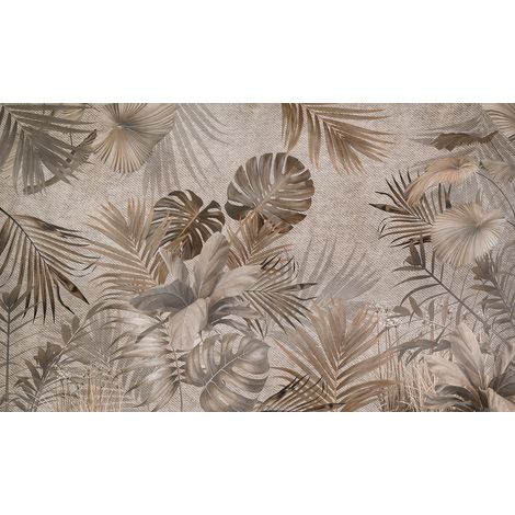Papier peint panoramique - Plantes Tropicales - 130 cm x 78 cm (1/2)