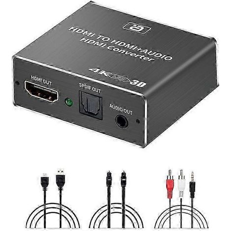 Extracteur audio HDMI HDCP CEC + SPDIF optique + RCA 3,5 mm Édition 527 (1/5)