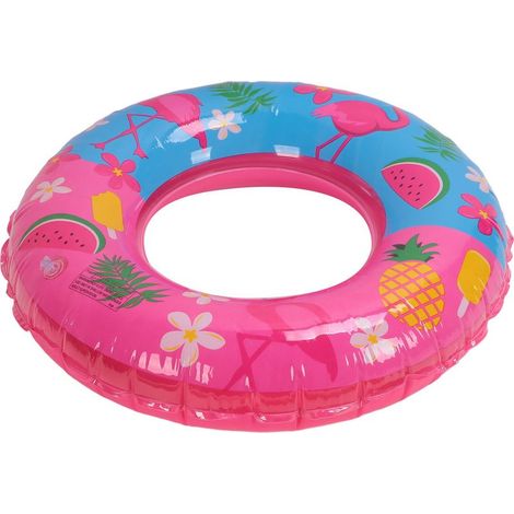 Flamant Rose Flotteur Écologique Épais pour Piscine Rond Portable - Flotteurs pour Fille (1/5)
