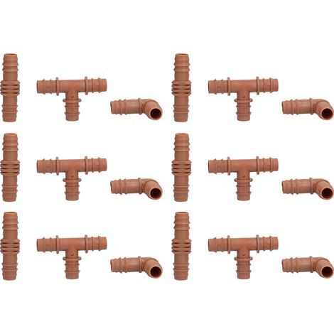 18-teiliges Bewässerungsarmaturenset – Schlauchtülle für Braunwasser – 16-mm-Schläuche (1/5)