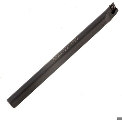 Porte-Outil CNC - S10K-SCLCR06 - Acier Allié - Pour Lames CCMT060204-HM - 1 Pièce (1/5)