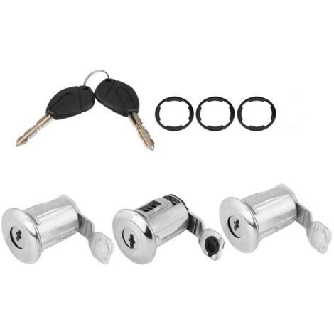 Türschlösser für Citroën C1, Schließzylinder-Set 252522 mit Schlüsseln für Citroën Partner, Berlingo, Xsara, professionelles Zubehör für Autoschlösser (1/2)