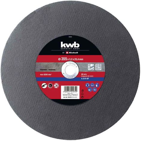 KWB Disque à tronçonner 355x25,4x3,2 mm (1/4)