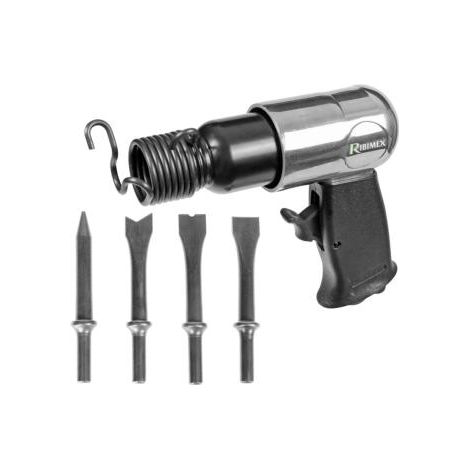 Marteau burineur pneumatique avec 4 burins pour compresseur