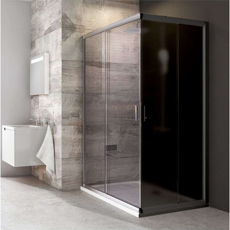 Ravak Blix - Puerta de ducha BLRV2K 100 cm, cristal satinado/transparente 1XVA0U00Z1 (1/5)