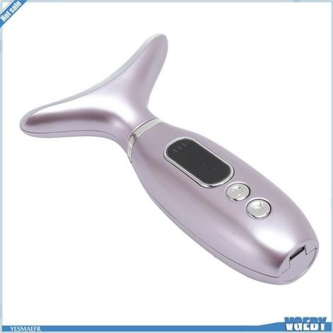 Ashata Masseur de beauté pour le cou Appareil de massage multifonctionnel pour le visage et le cou, electromenager appareil Violet (1/5)
