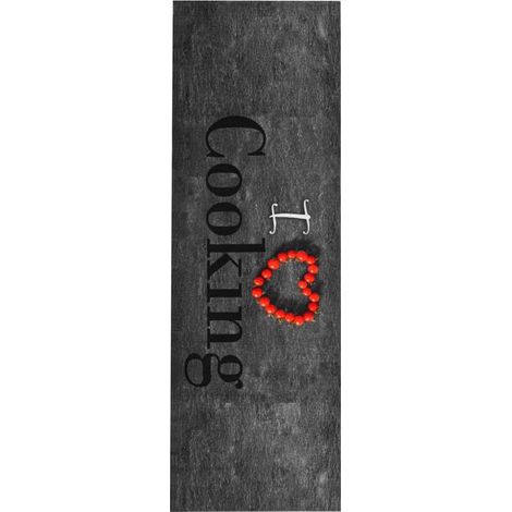 Tapis de sol de cuisine lavable Protège-sol Tapis Chambre et Salon Cooking 60x180 cm BZTE907089 (1/5)