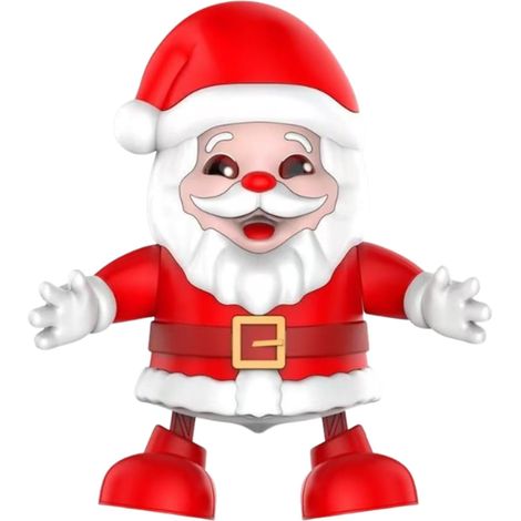 Jouet Dansant De Noël Figurine de Noël Chantante et Dansante de 20 cm,Figurine Lumineuse Interactive pour Fêtes,Idée Cadeau pour Fête de (1/5)