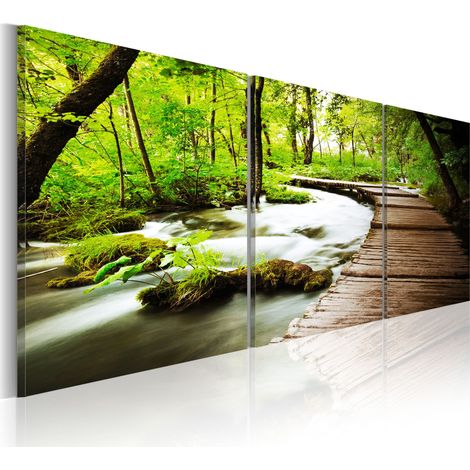 Quadro - Ruscello silvestre - 150x50 (1/4)