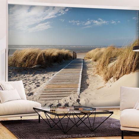 Fotomurale adesivo - Lonely Beach - 196x140 (1/4)