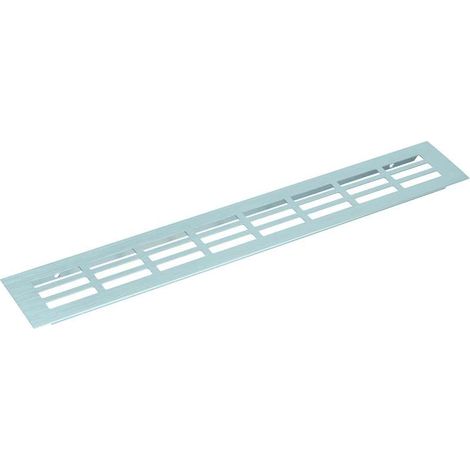 Cyclingcolors – Grille aération VMC rectangulaire 400 x 60mm – Aluminium anodisé – Usage intérieur et extérieur – Trous pré-percés pour fixation facile
