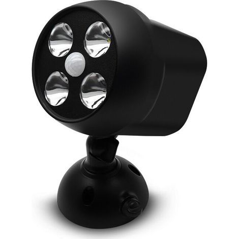 Lampe d'extérieur étanche avec détecteur de mouvement, projecteur LED sans fil, éclairage de sécurité pour escaliers, couloirs, jardins et terrasses. (1/5)
