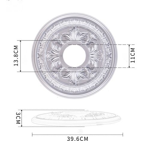 Décorations de plafond, panneaux décoratifs de plafond, disques décoratifs muraux (1/5)