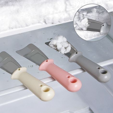 Cuisine Nettoyage Gadget Portable Utile Réfrigérateur Accessoires 1 Pièce Dégivrage Pelle En Acier Inoxydable Congélateur Grattoir À Glace Outil De Dégivrage