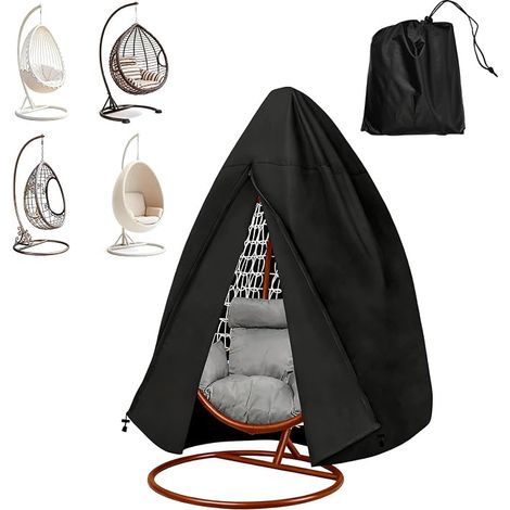 Housse de protection imperméable pour fauteuil suspendu, panier suspendu, balançoire, en tissu Oxford 210D, housse de protection, balançoire à œufs (1/5)