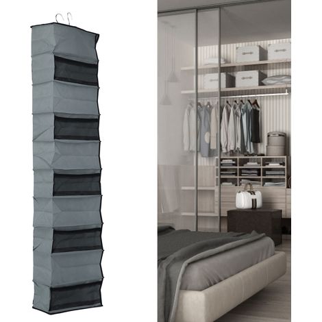 Aufbewahrungsbeutel mit zehn Fächern, Hängeorganizer für Hüte und Unterwäsche, Aufbewahrungsbeutel für den Kleiderschrank (1/5)