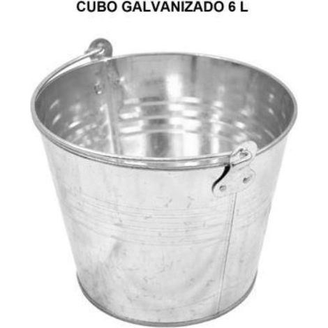6 lts cubo chapa galvanizada economico sin abridor para enfriar botellines