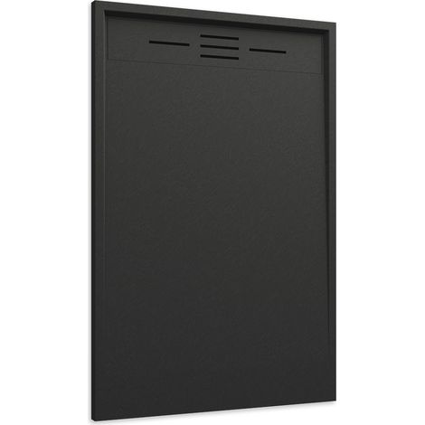 Piatto Doccia in SMC 70x100 Effetto Pietra Colore Nero Riducibile e Antiscivolo Mod. Spanios (1/3)