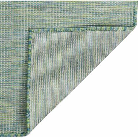 Maison Exclusive - Outdoor-Teppich Flachgewebe 200x280 cm Türkis (1/5)