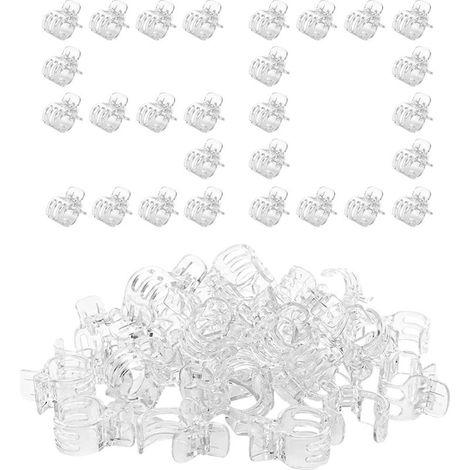 Clips pour – 50 Pièces De Clips De Support De Jardin Clip De Fixation De Vigne Grimpante Supports De De Serre Intérieure Et Extérieure, pour Tomates, Orchidées, Pothos, Légumes (1/5)