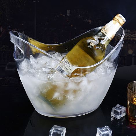Acryl-Eisbehälter, Champagnerkübel mit Griff, KTV-Zubehör (1/5)